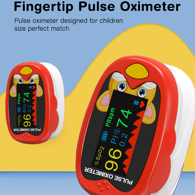 Wearable Baby Monitor - 充電式指先パルスオキシメーター 血中酸素指先モニター 酸素飽和度計 心拍数モニター 子供用 ベビー