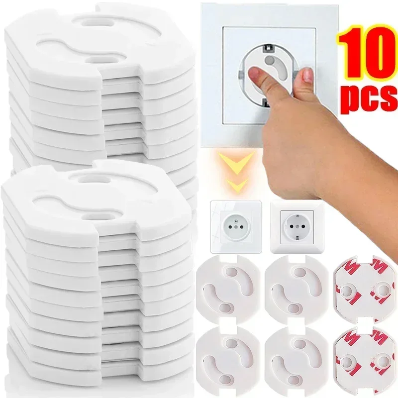 Outlet Cover Childproof - 1/10 個コンセント保護ベビーチャイルド EU 電源ソケット安全ガード抗感電プラグプロテクター回転カバー