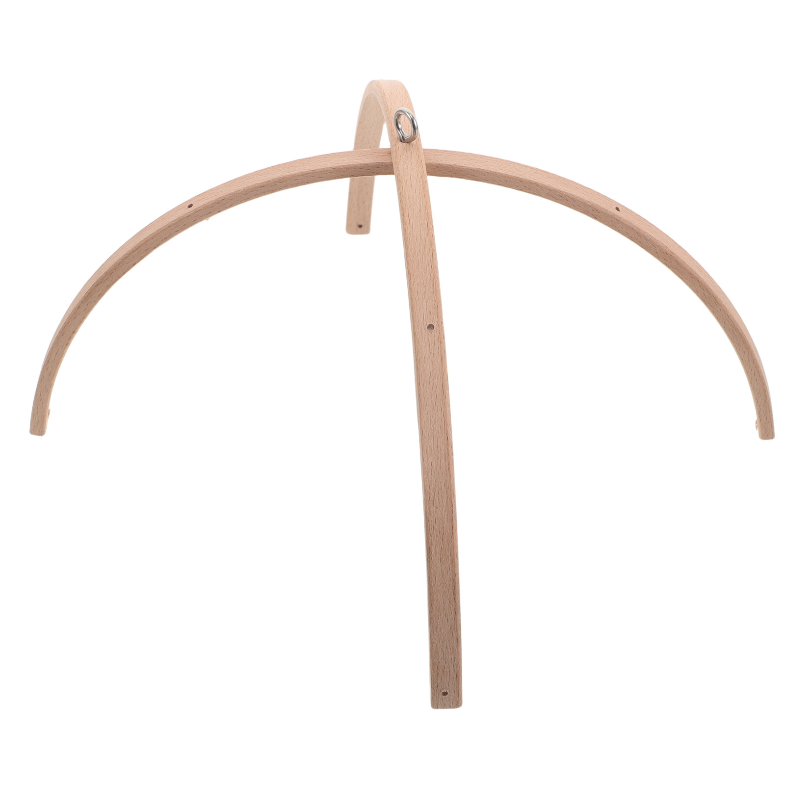 Baby Nursery Hangers - 竹製モバイルフレーム風鈴ホルダー、保育園用モバイルハンガー、ベビールーム装飾、DIY手作り吊り下げ飾り