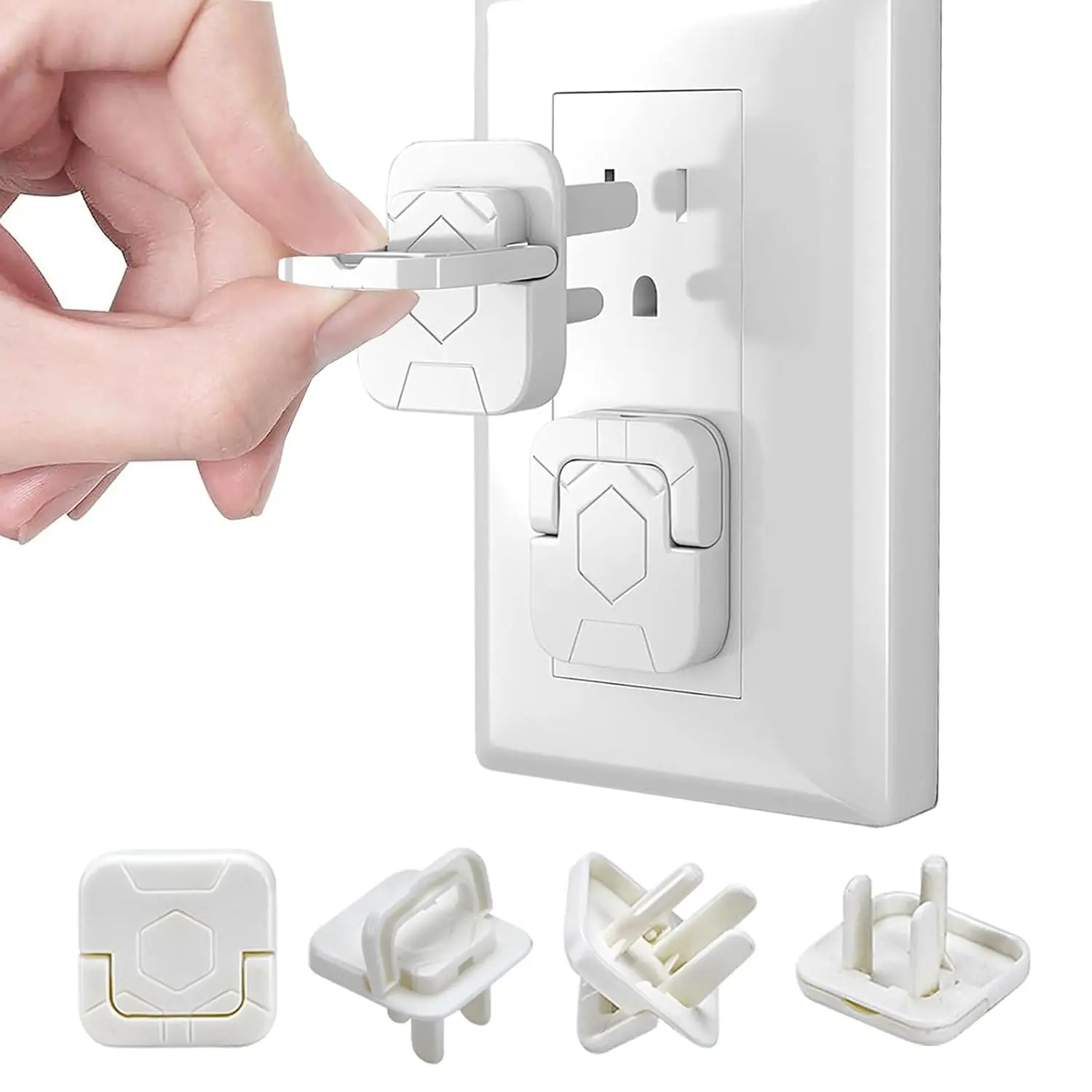 Outlet Cover Childproof - 1-20個入りベビーガードコンセントカバー、チャイルドセーフティプラグプロテクター、再利用可能なソケットキャップ、電気コンセントプラグカバー、子供用安全対策用