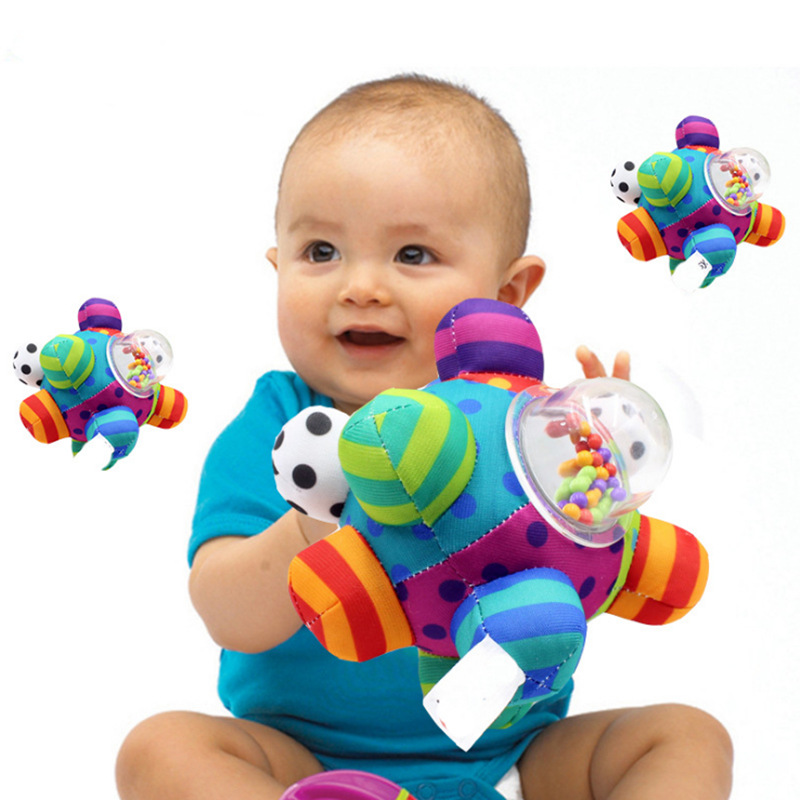 Baby Nursery Images - ボールガラガラ 幼児感覚ベルおもちゃ 認知発達 こぶのある新生児 脳の発達おもちゃ 子供用