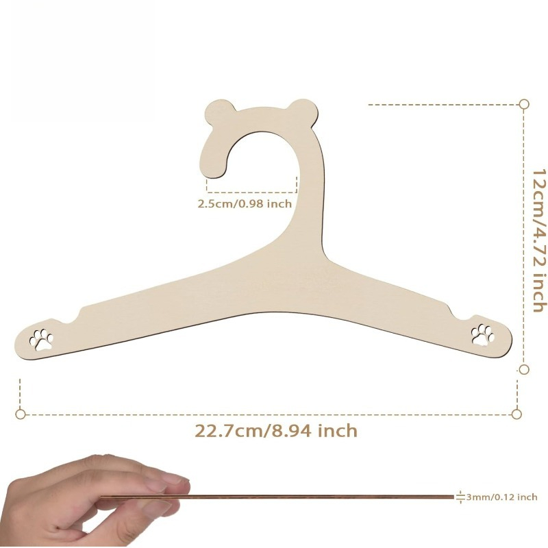 ベビー服ラックかわいいクマ木製子供服ハンガーホームガールプリ - Baby Nursery Hangers のレビューと価格