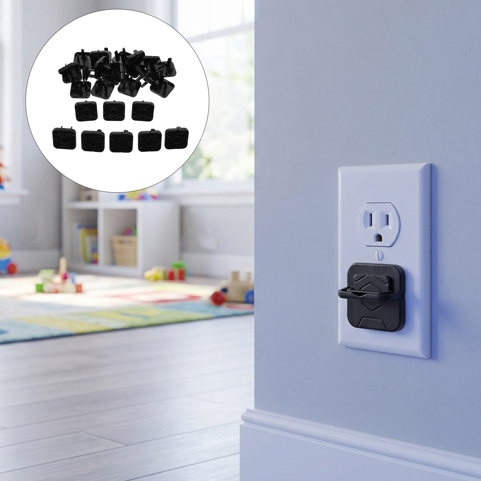 30個入り子供用安全コンセントカバー 電気コンセント保護プラ - Outlet Cover Childproof のレビューと価格