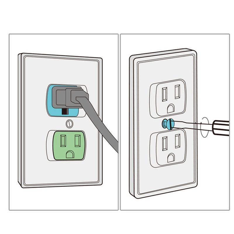 Y42A-12 パック安全自動閉鎖コンセントカバー、壁コンセ - Outlet Cover Childproof のレビューと価格