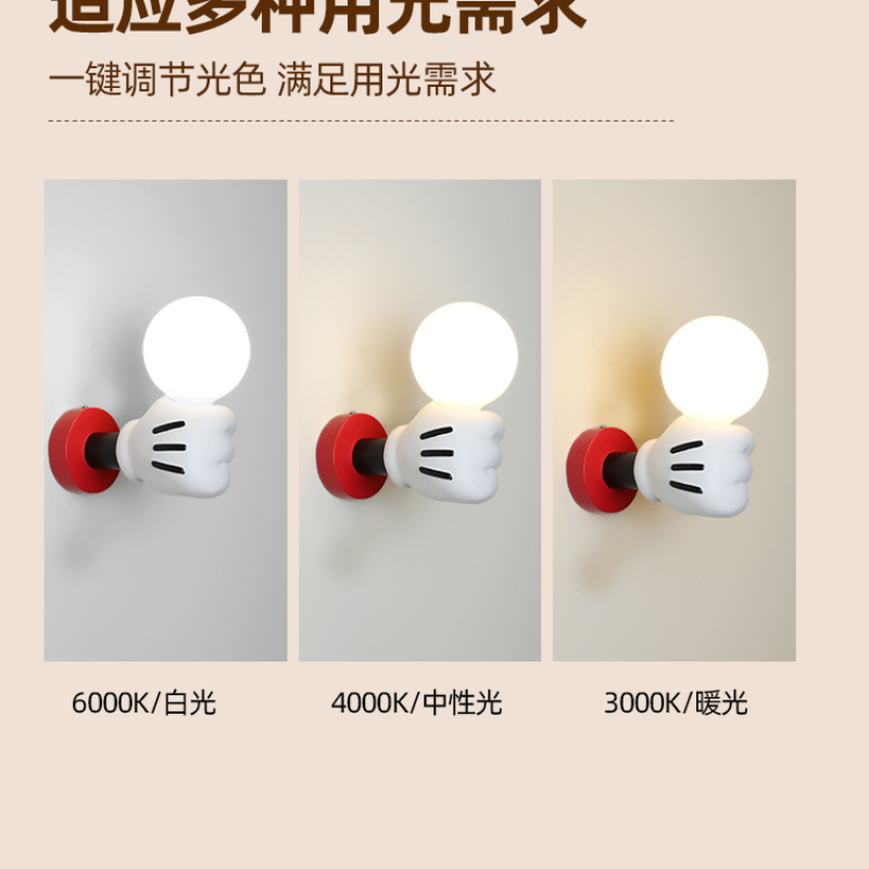 子供部屋の壁ランプかわいいハンドヘルドアームライト漫画クリエ - Baby Nursery Knobs のレビューと価格