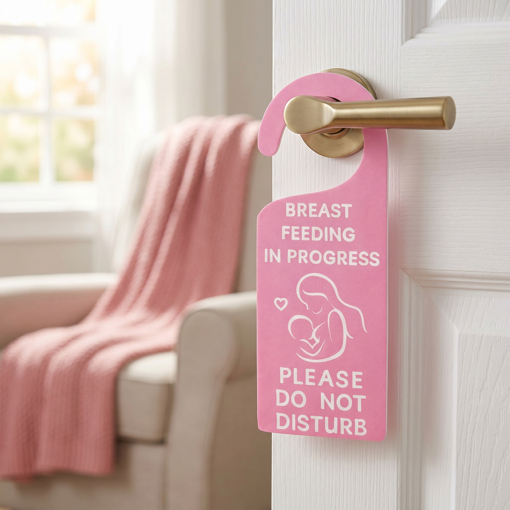 2 個の授乳用プライバシードアサイン、搾乳中、ドアノブ吊り下 - Baby Nursery Knobs のレビューと価格