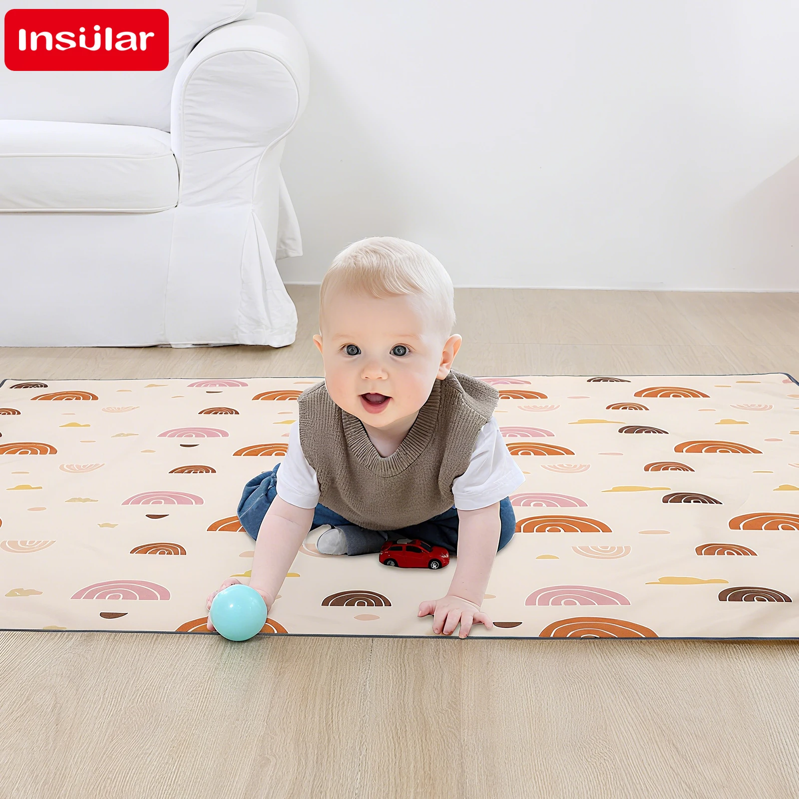 INSULAR キッズ教育マットレス折りたたみベビープレイマ - Baby Nursery Mat のレビューと価格