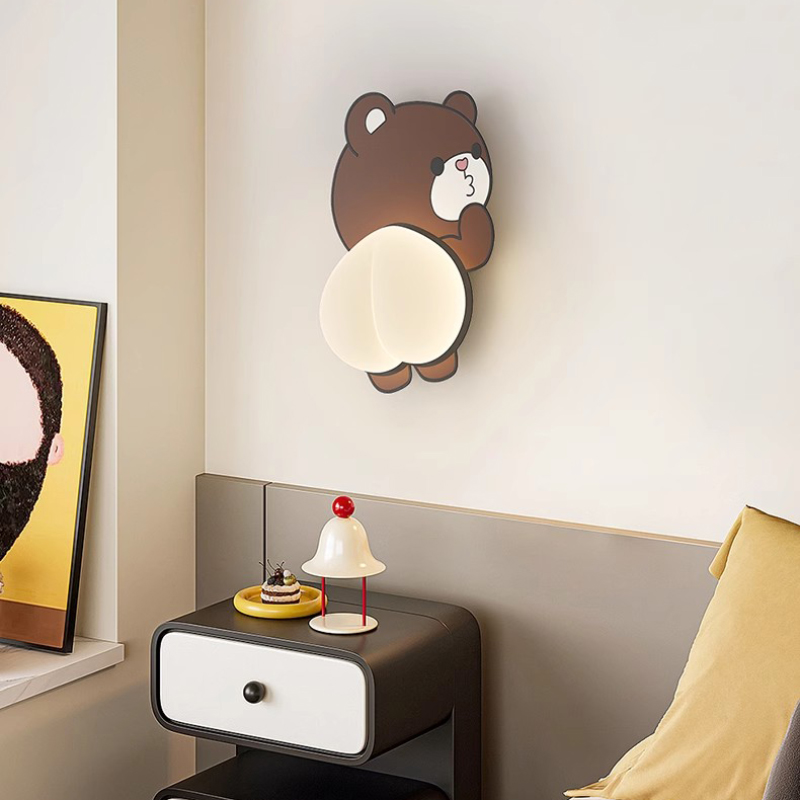 子供部屋用のLEDウォールライト,かわいい動物のライト,漫画 - Baby Nursery Knobs のレビューと価格