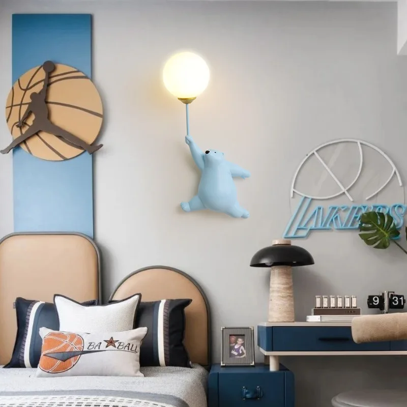 極クマのLEDウォールライト,クリエイティブなウォールライト - Baby Nursery Wall Lights のレビューと価格
