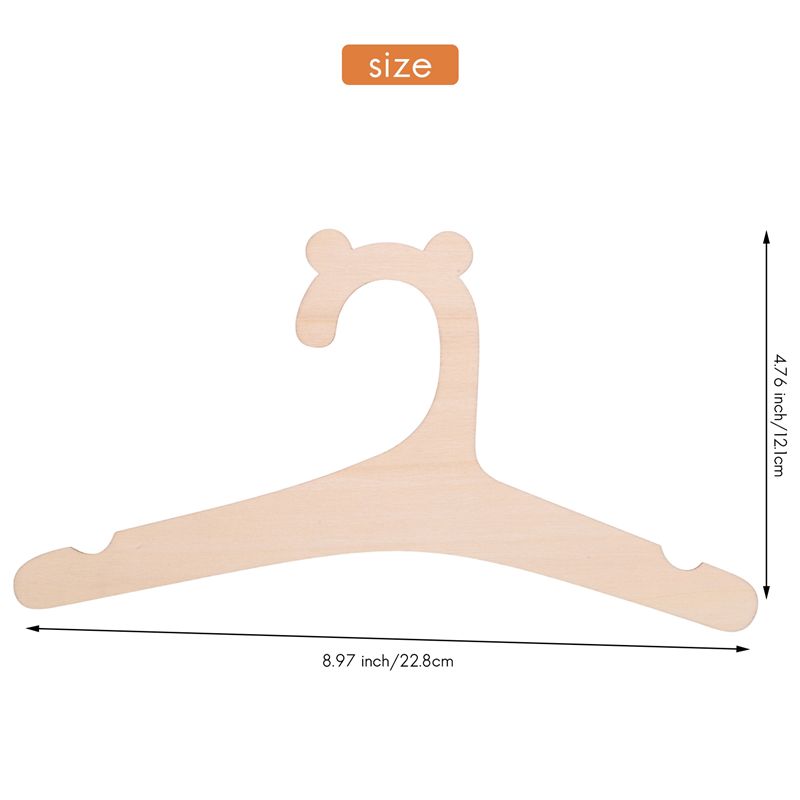 A04G-10 個木製ハンガー ベビー服用 天然木ハンガー  - Baby Nursery Hangers のレビューと価格