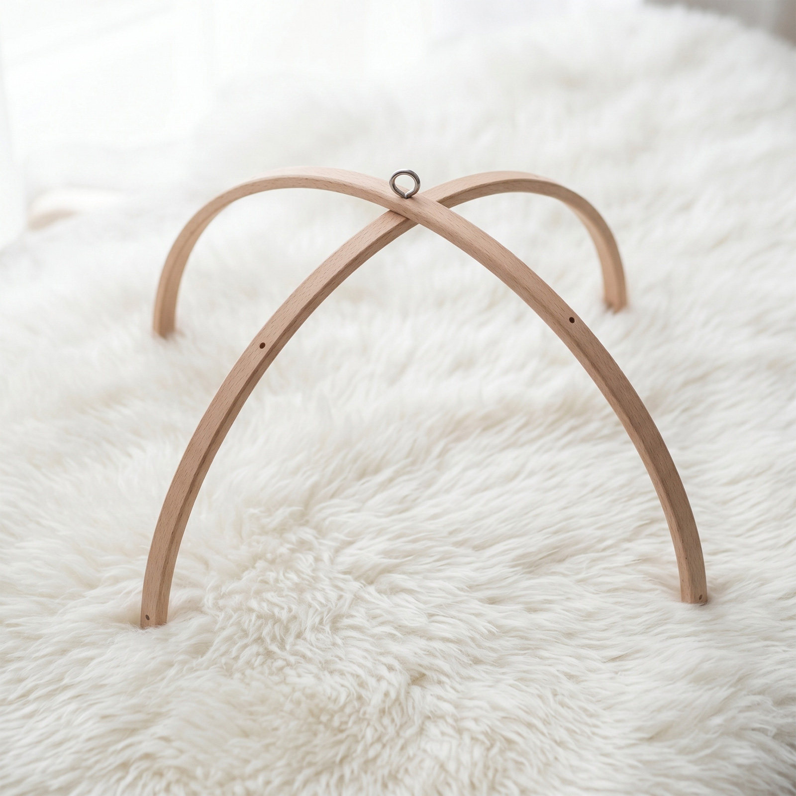 竹製モバイルフレーム風鈴ホルダー、保育園用モバイルハンガー、 - Baby Nursery Hangers のレビューと価格