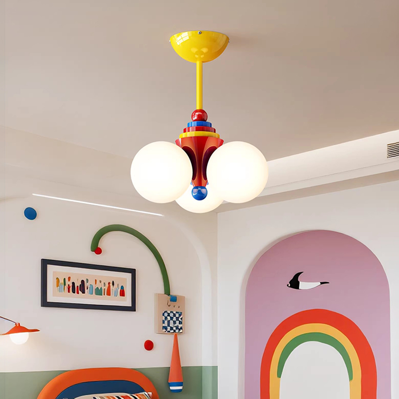 子供部屋シャンデリアカラーメンフィスバブルボールランプLED - Baby Nursery Knobs のレビューと価格