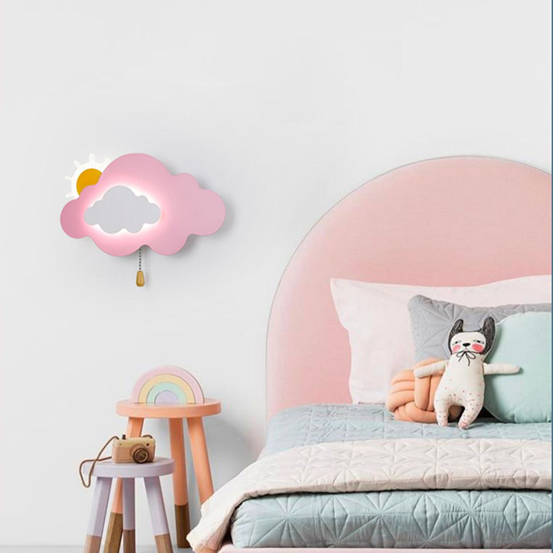クラウドウォールランプ子供部屋のベッドサイドランプミニマリス - Baby Nursery Knobs のレビューと価格