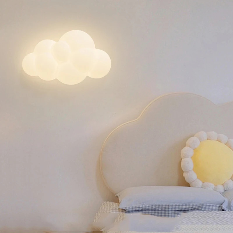 子供部屋/保育園/寝室用 星型壁掛け照明 ホワイトクラウド  - Baby Nursery Knobs のレビューと価格