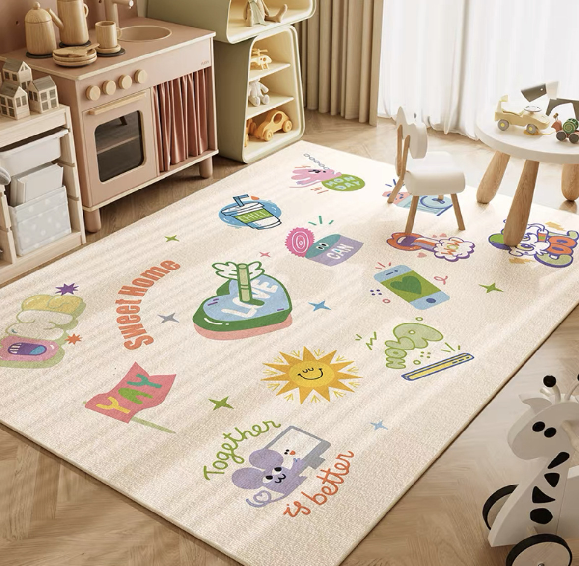 VIKAMA ニュートラルカートゥーンライオンベビークローリ - Baby Nursery Mat のレビューと価格