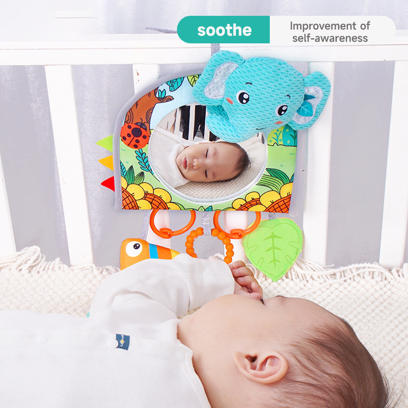 ベビーカーシートミラーおもちゃ子供用モニター調整可能な教育感 - Wearable Baby Monitor のレビューと価格