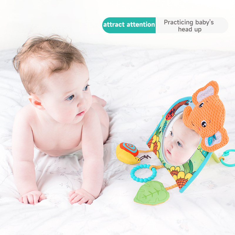 ベビーカーシートミラーおもちゃ子供用モニター調整可能な教育感 - Wearable Baby Monitor のレビューと価格