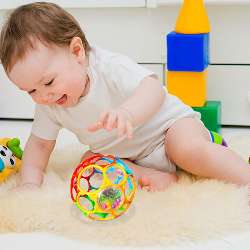ベビーガラガラソフトハンドベル把握穴ボールゲーム新生児おしゃ - Baby Nursery Images のレビューと価格