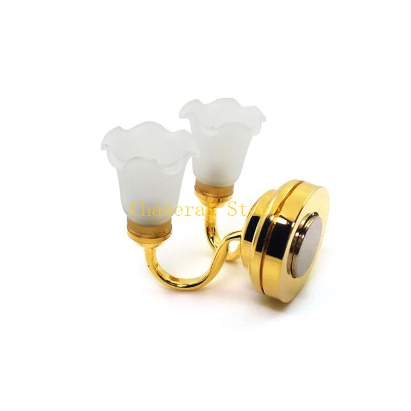 1:12 ドールハウスミニリビングルームブラケットライトシミ - Baby Nursery Wall Lights のレビューと価格
