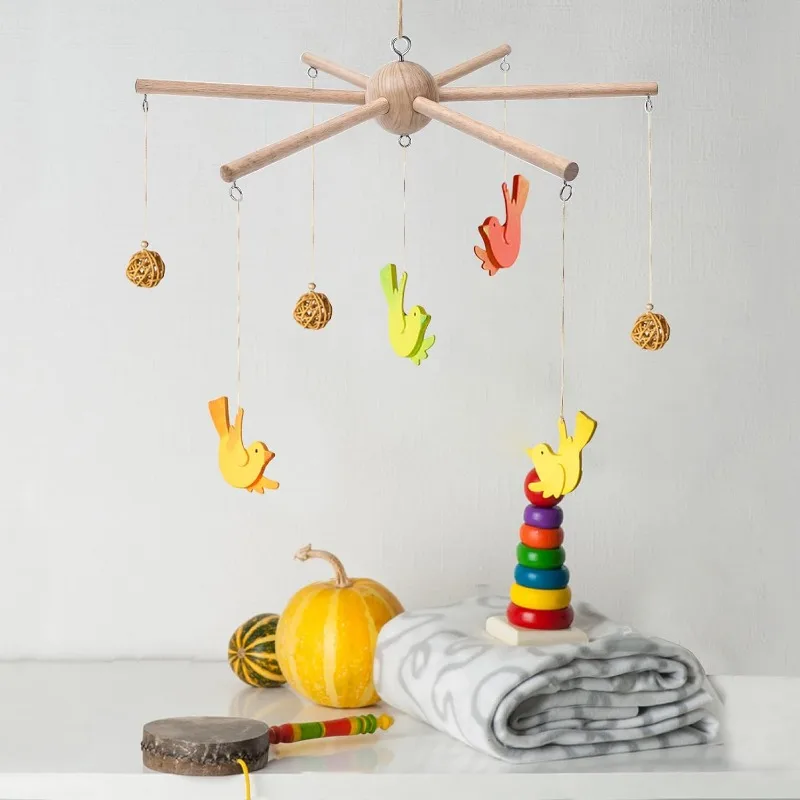 ベビーモバイルキットフレーム DIY ベビーベッド用装飾天然 - Baby Nursery Hangers のレビューと価格