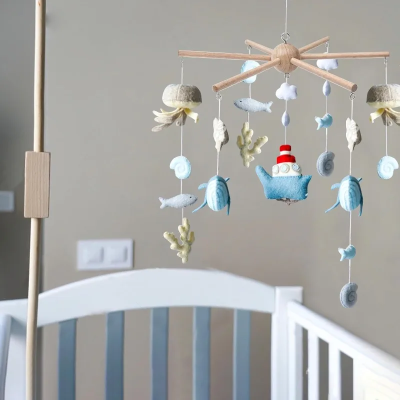 ベビーモバイルキットフレーム DIY ベビーベッド用装飾天然 - Baby Nursery Hangers のレビューと価格