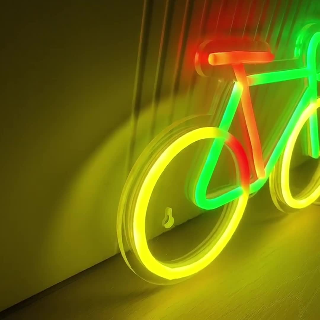 LED自転車の看板,壁とテーブルの装飾,看板,寝室,子供部屋 - Baby Nursery Wall Lights のレビューと価格