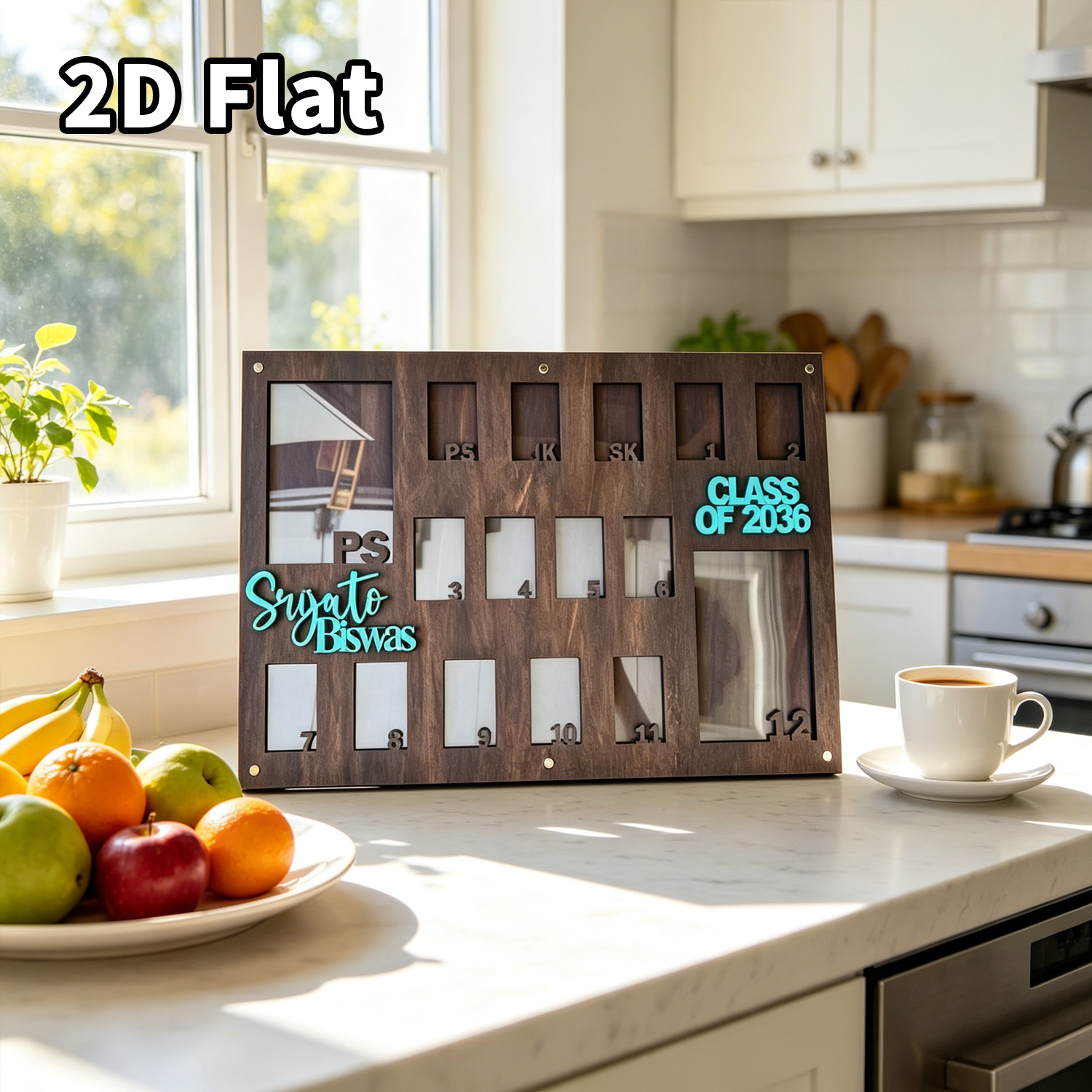 1個入りカスタムグレードフォトフレーム木製飾り板、自宅・オフ - Baby Nursery Wall Decor のレビューと価格
