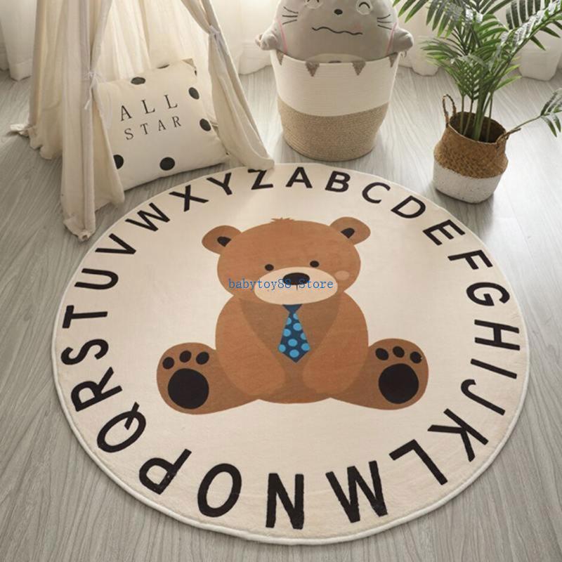 Y4UD 漫画アニマルプリントベビープレイマットクロールカー - Baby Nursery Mat のレビューと価格