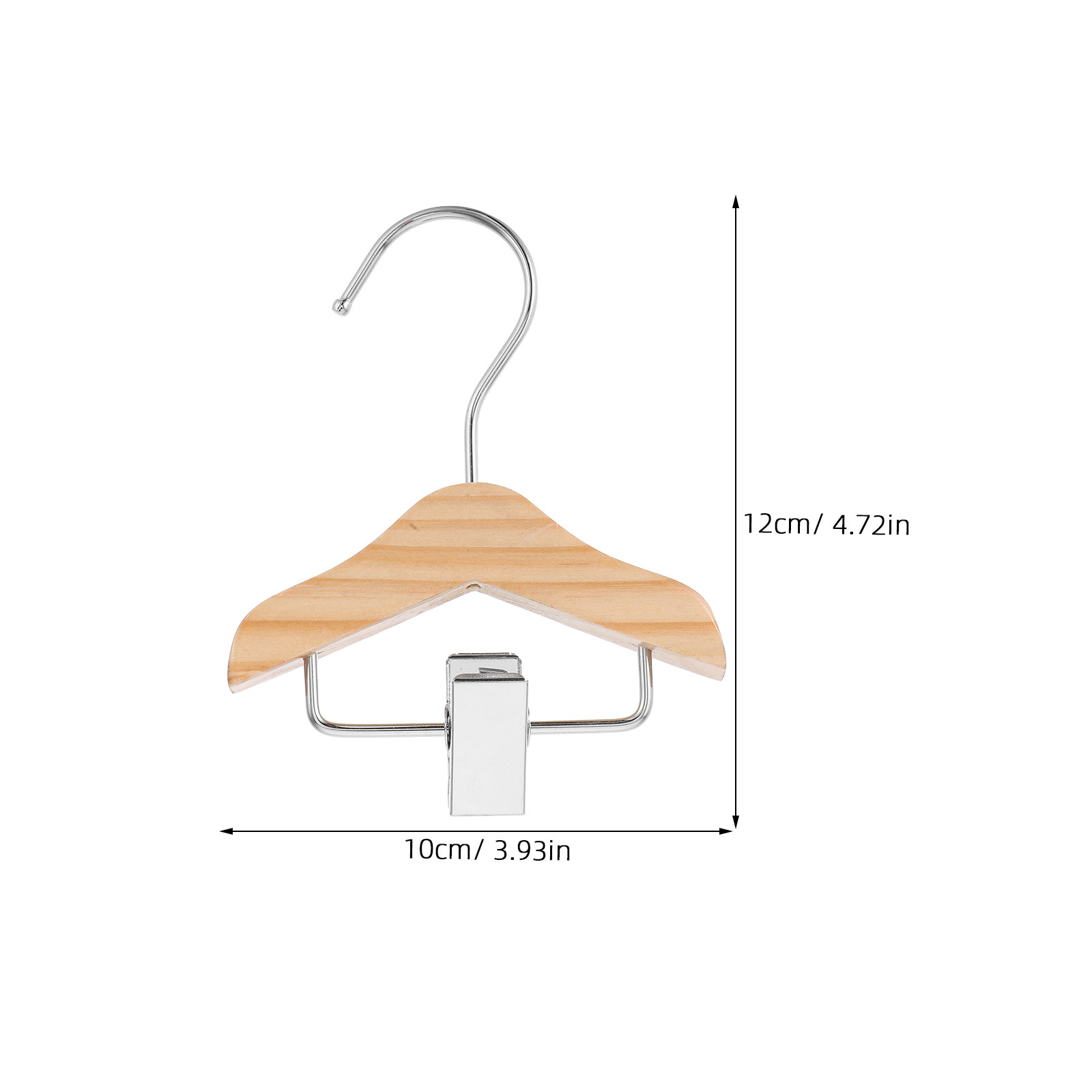 5個入り木製ミニ洋服ハンガー 子供用 しっかりとした作り 滑 - Baby Nursery Hangers のレビューと価格