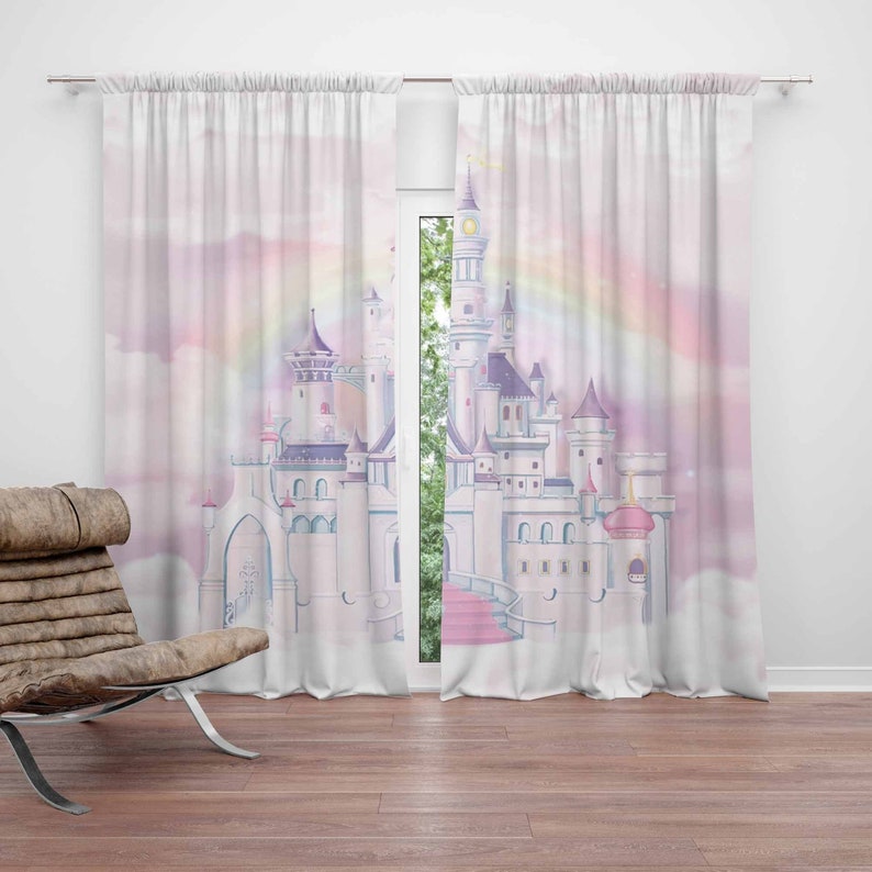 プリンセス城保育園カーテン子供の寝室のカーテン遮光保育園の装 - Baby Nursery Blackout Curtains のレビューと価格