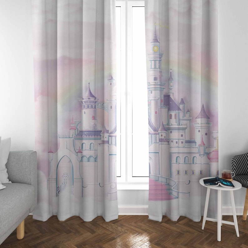 プリンセス城保育園カーテン子供の寝室のカーテン遮光保育園の装 - Baby Nursery Blackout Curtains のレビューと価格