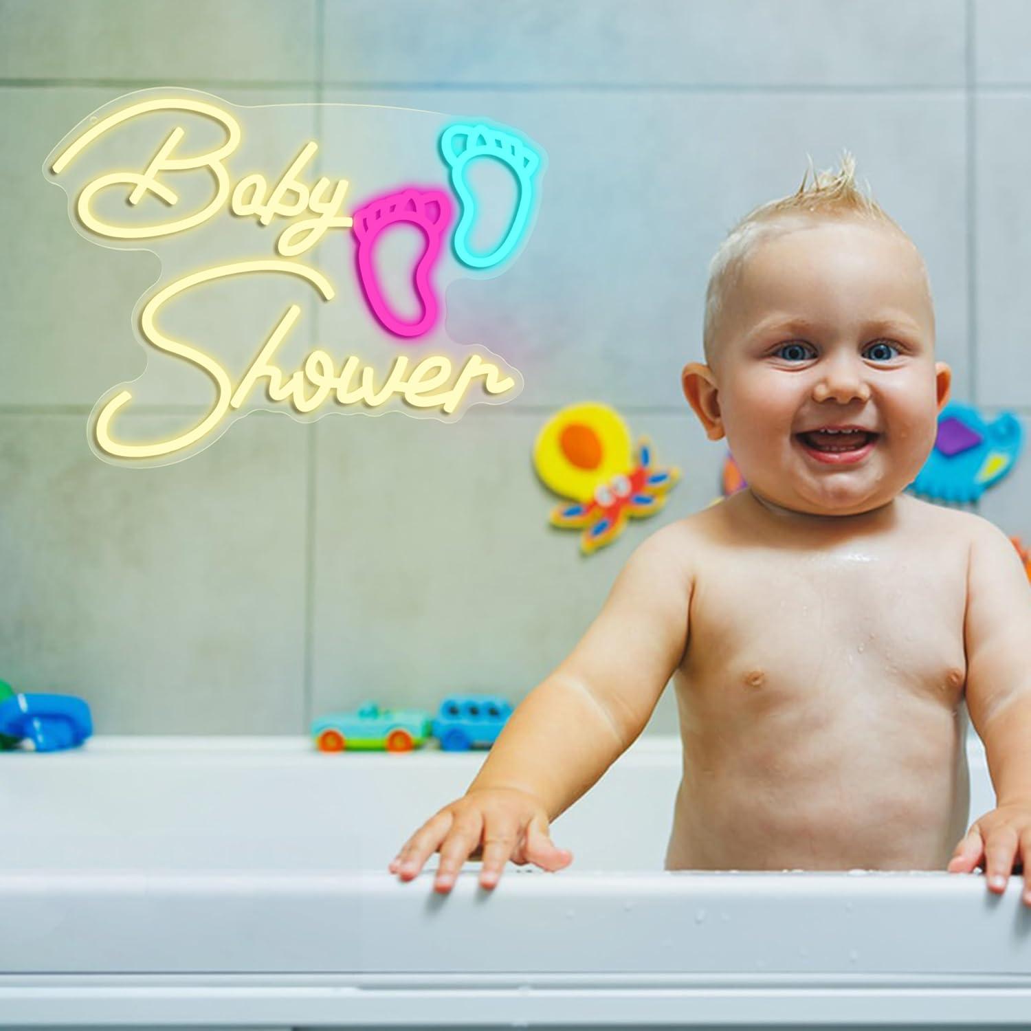 ベビーシャワーネオンサイン USB調光式LEDライト 保育園 - Baby Nursery Wall Lights のレビューと価格