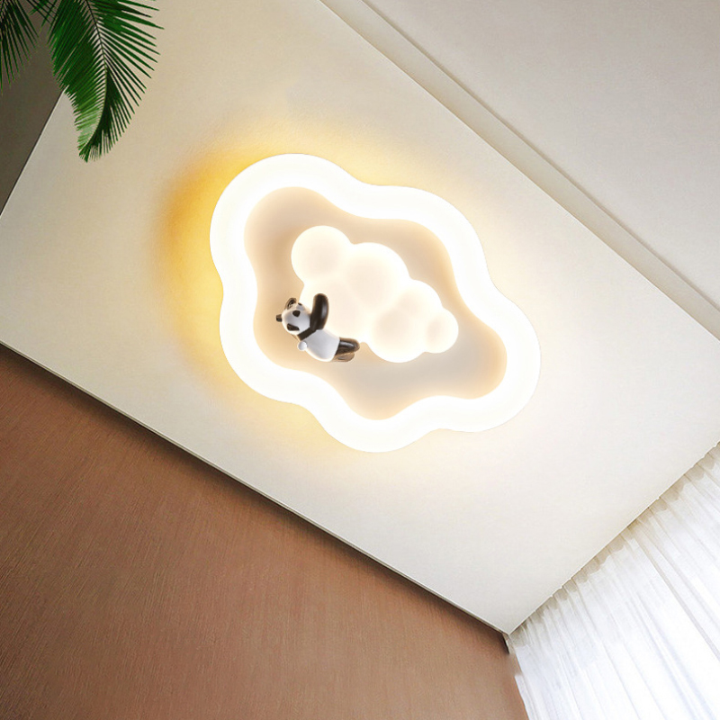 かわいい白い雲の天井照明 LED 動物ランプ子供部屋ベビール - Baby Nursery Knobs のレビューと価格