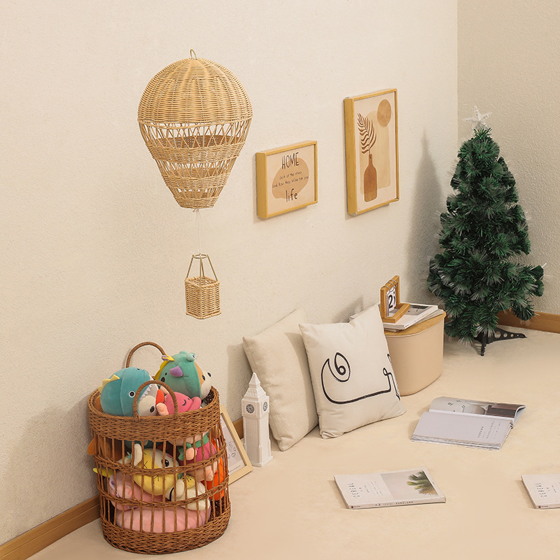 熱気球の形をした籐のシャンデリア,手作り,子供部屋,ベビール - Baby Nursery Knobs のレビューと価格
