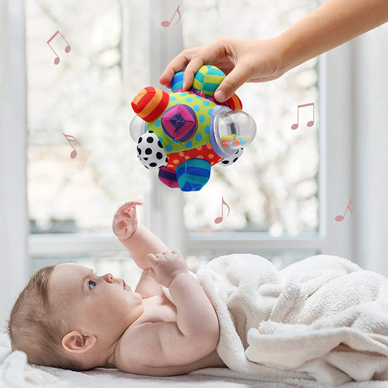 ボールガラガラ 幼児感覚ベルおもちゃ 認知発達 こぶのある新 - Baby Nursery Images のレビューと価格