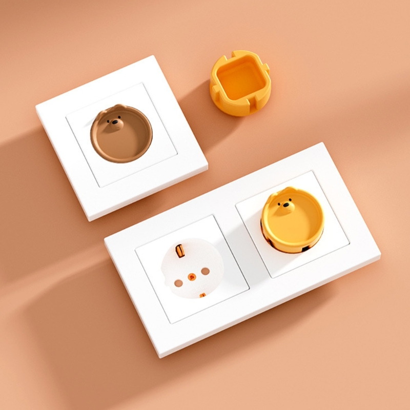 子供用電源コンセント保護キャップ,シリコン,防塵,安全,EU - Outlet Cover Childproof のレビューと価格