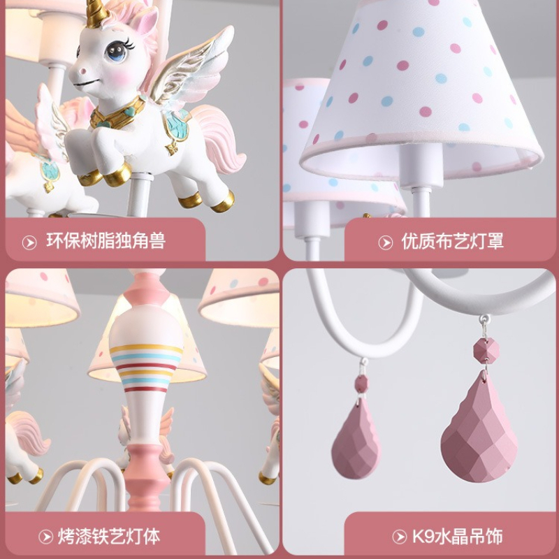 子供部屋シャンデリア LED プリンセスルーム女の子の寝室ラ - Baby Nursery Knobs のレビューと価格